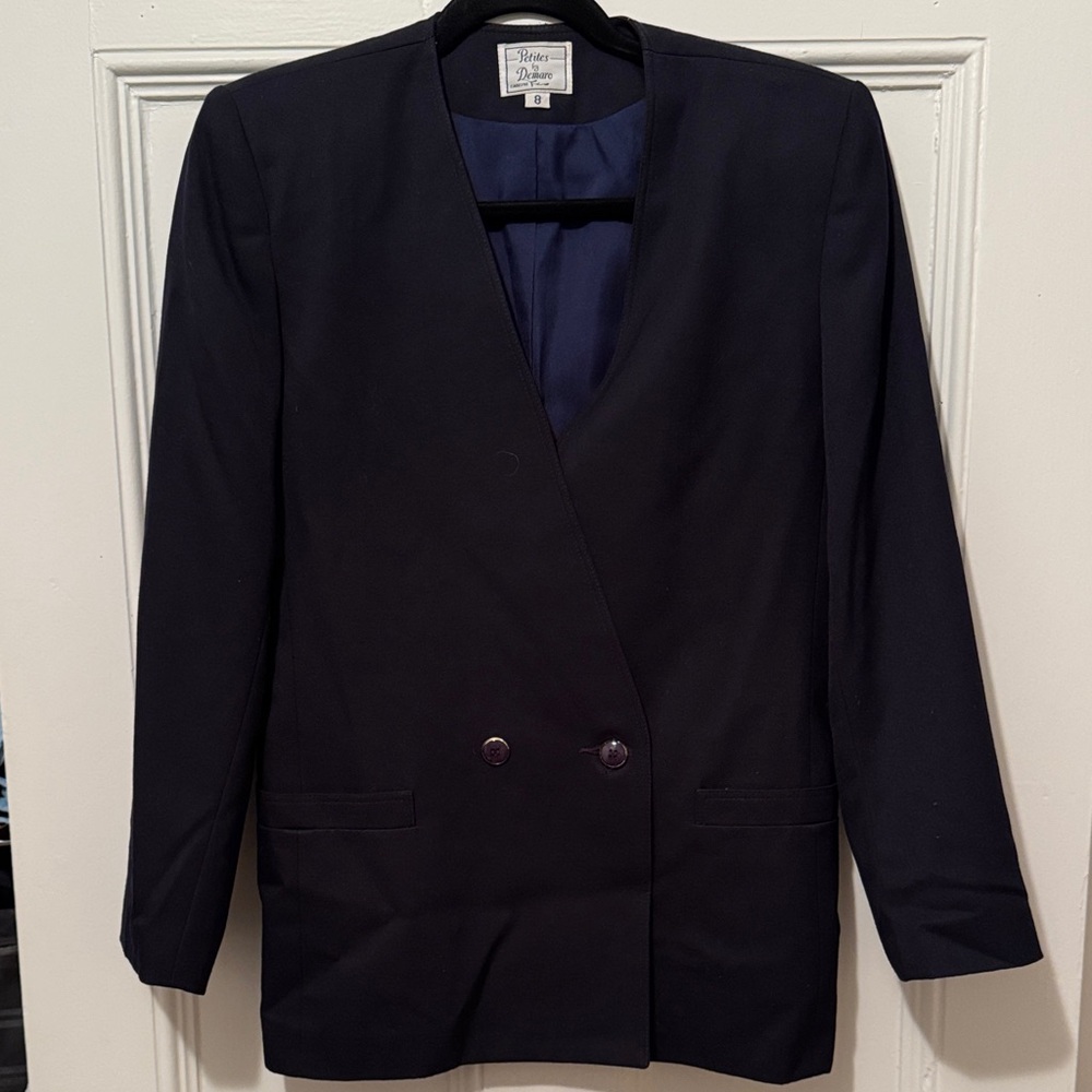 Vintage Navy Blazer